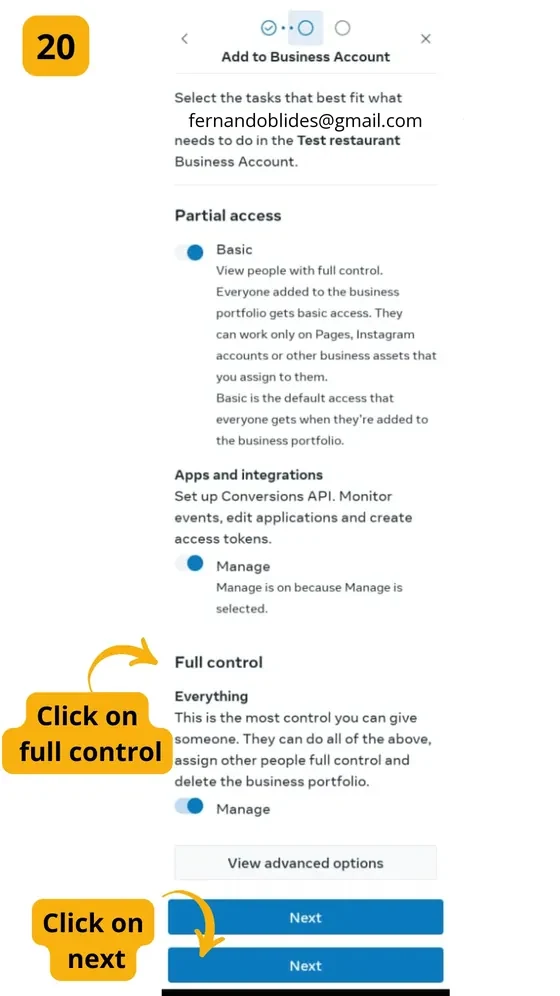 Full control