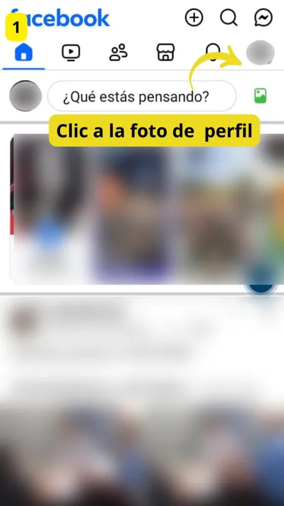App de Facebook, foto de perfil